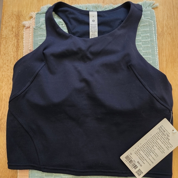 Lululemon Wunder Train Racerback Tank Top Black Women’s Size 10 NWT! - Picture 1 of 4